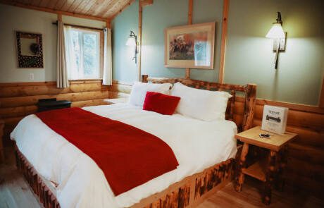 Log cabin bed