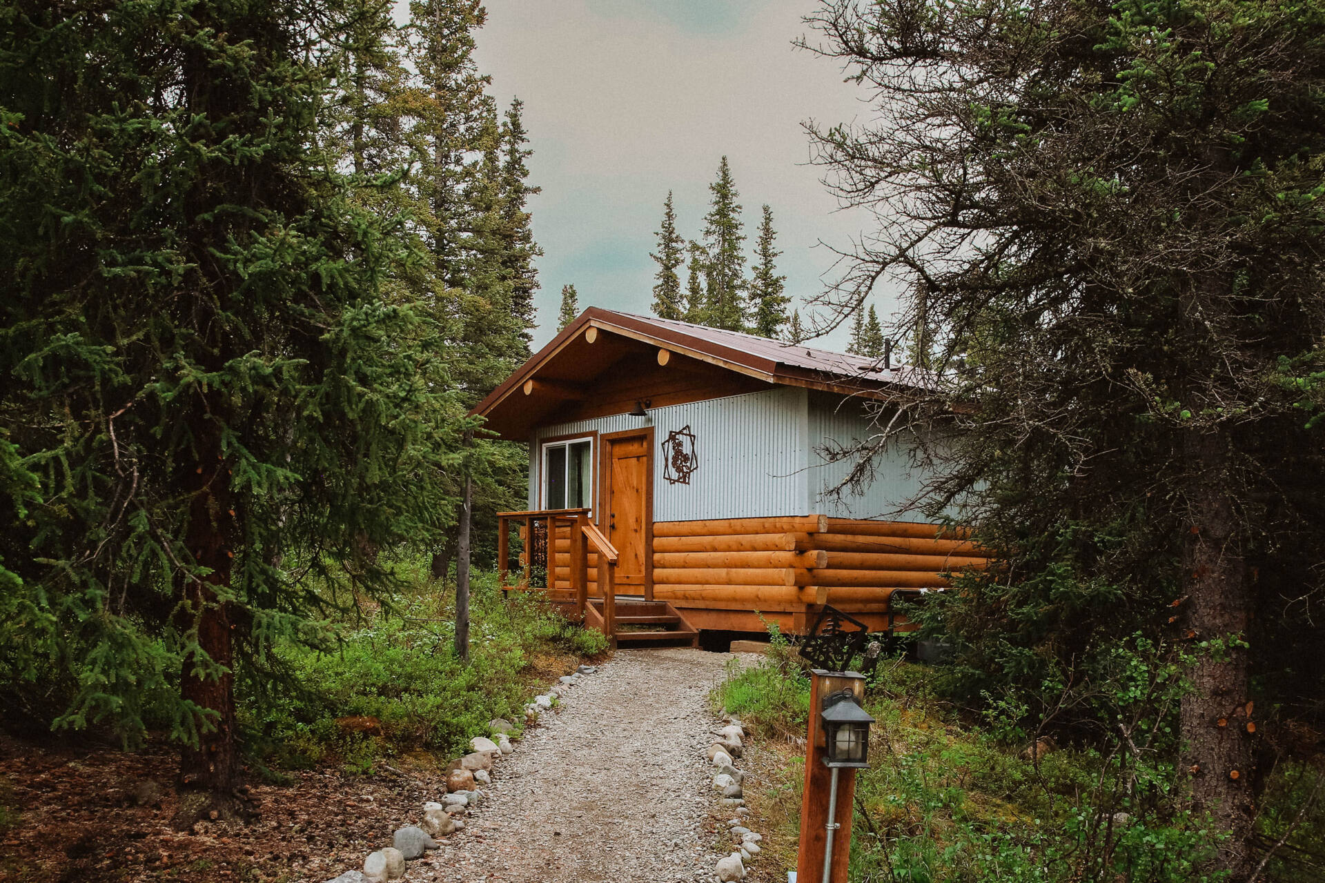 Private log cabin